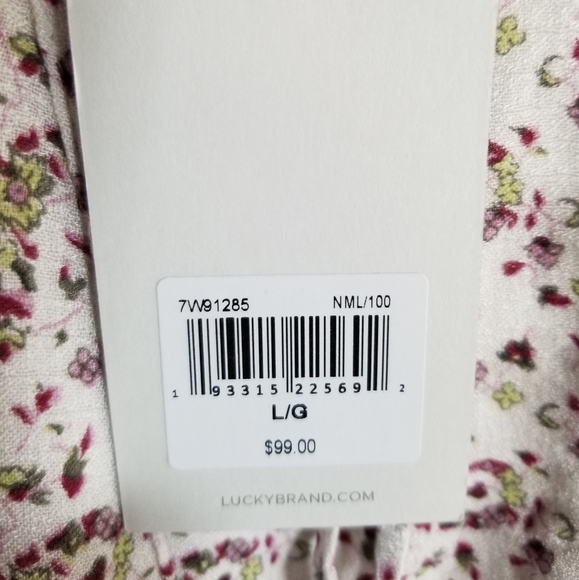 LUCKY BRAND Shift Floral Print Dress - Picture 15 of 15